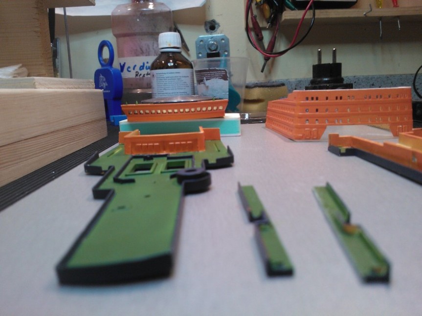 Oberdecks, auch "leicht" verzogen