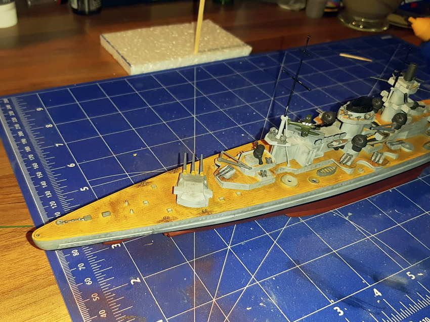 Ausrichten Hauptartillerie