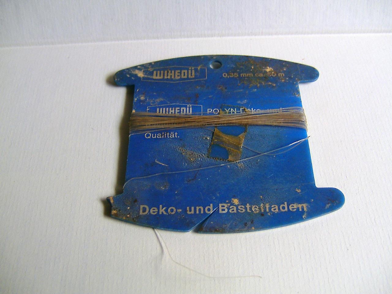 Dünner Plastikfaden Durchmesser 0,35mm