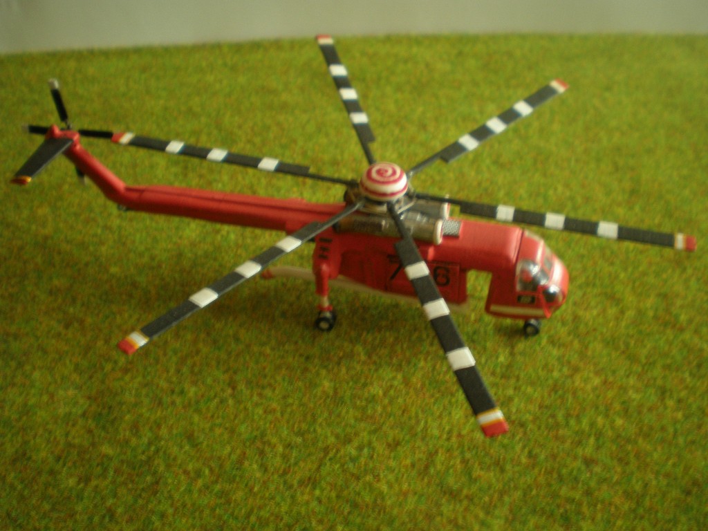 Sikorsky S-64 E ..Farblich dem Oiginal nachemfundenen Hauptrotor /Rotorblätter