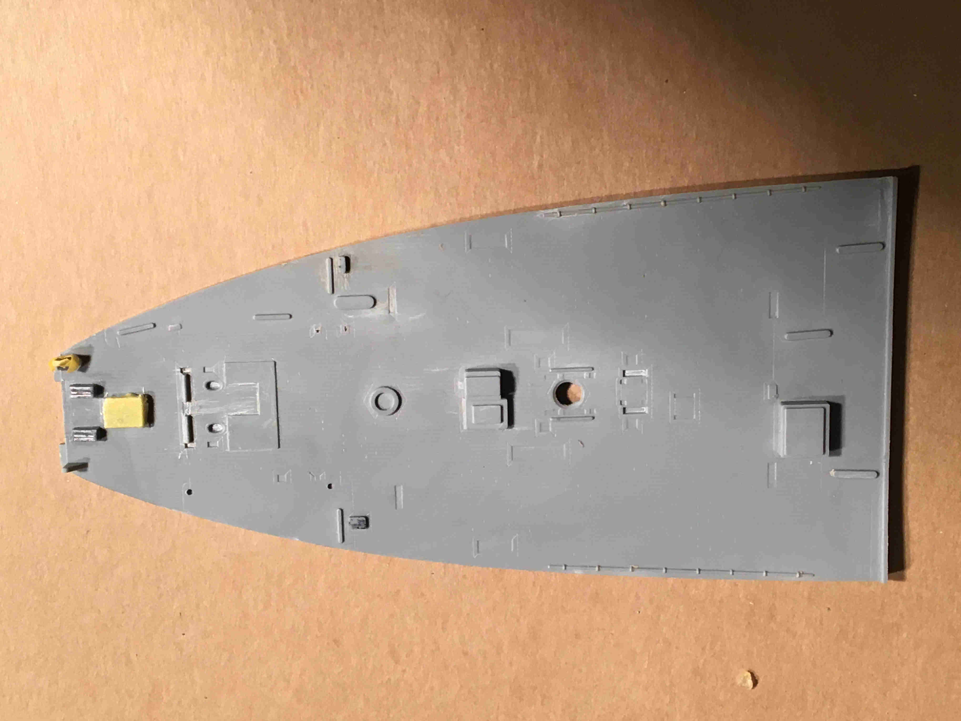 Entfärbte Deck