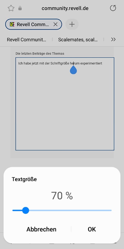 Text in 70%