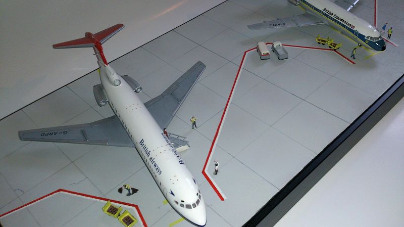 H.S.121 Trident und BAC One Eleven in 1:144