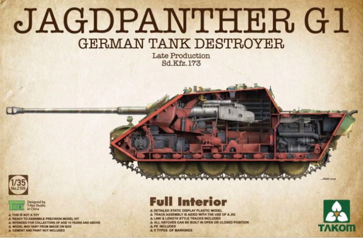 Der Jagdpanzer besitzt eine volle Inneneinrichtung
