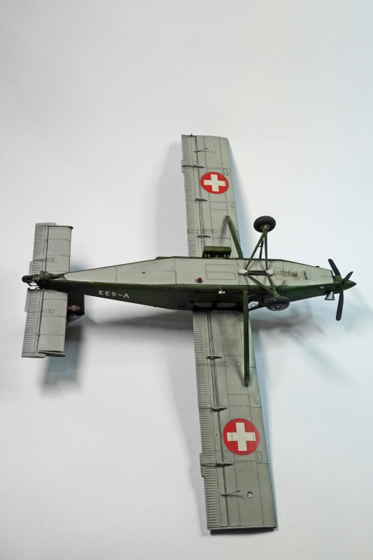 PC-6 Turbo Porter Schweizer Armee, unten