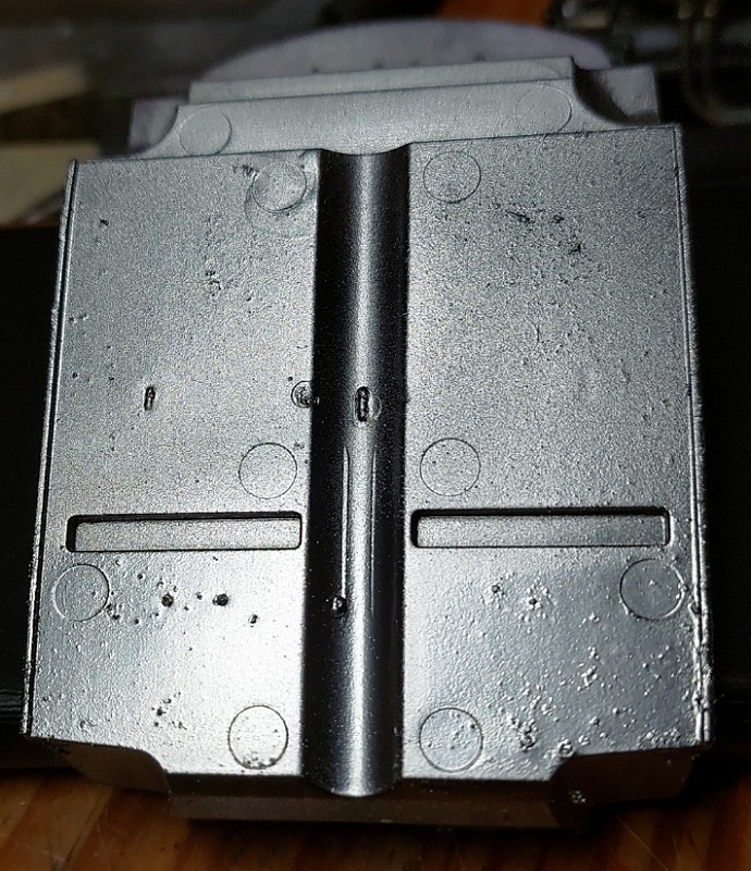 Test Bodengruppe unterschiedlich "glänzender" Untergrund