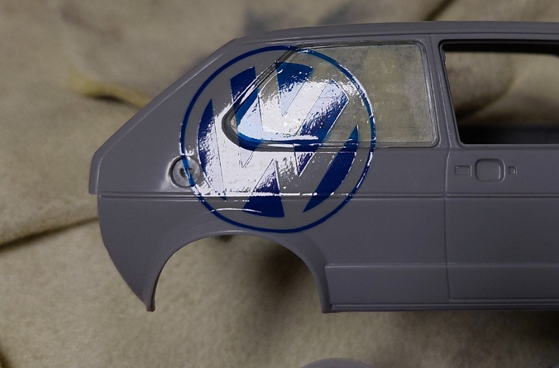 Während des Auflegens