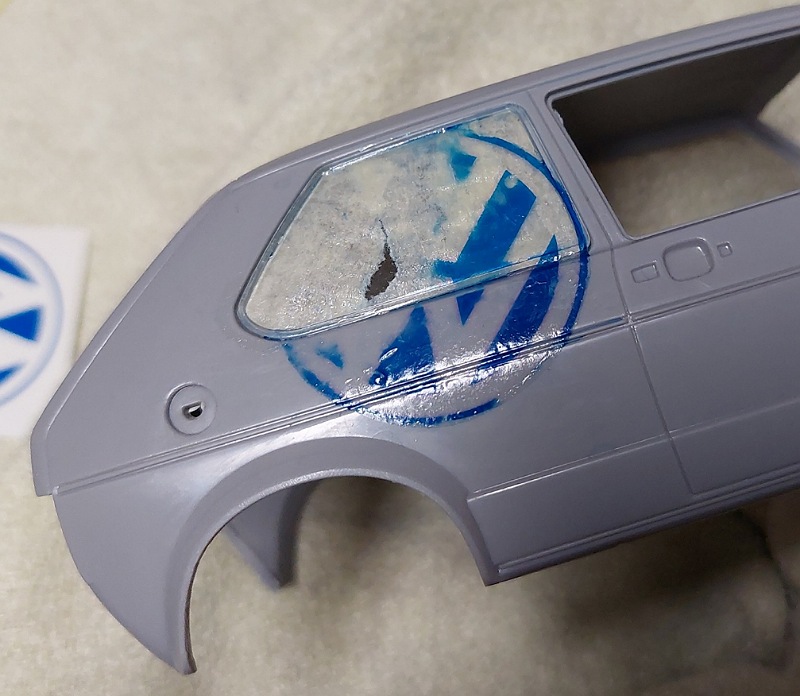 Wohl zu wenig Klarlack