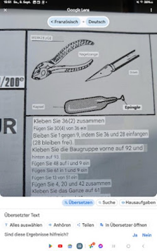 Werkzeugvorschlag &quot;Anno 1977&quot;