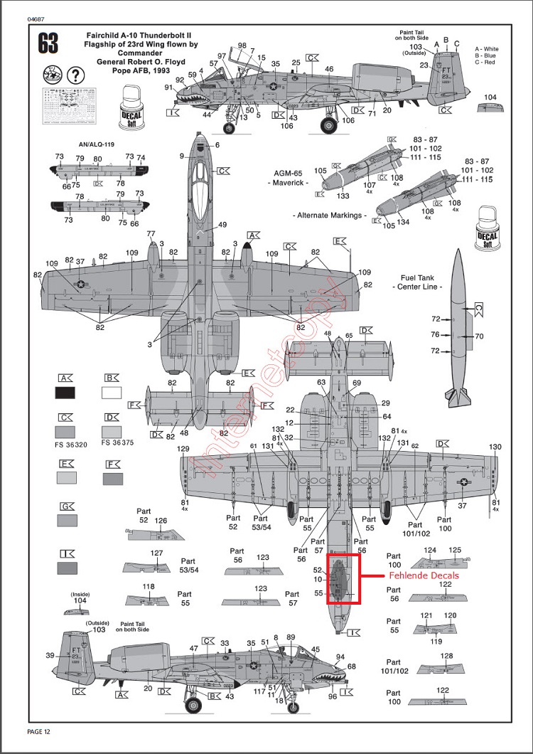Fehlende Decals