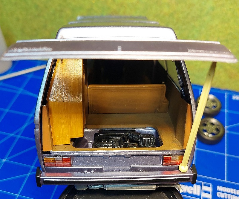 Sicht auf den Motor