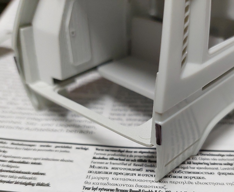 Poliert nach Sidemarker entfernt wurden