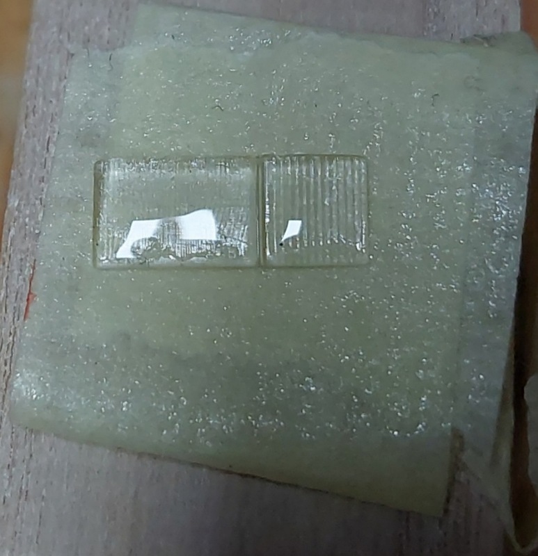 G Klarlack zum Linse bilden, Versuch