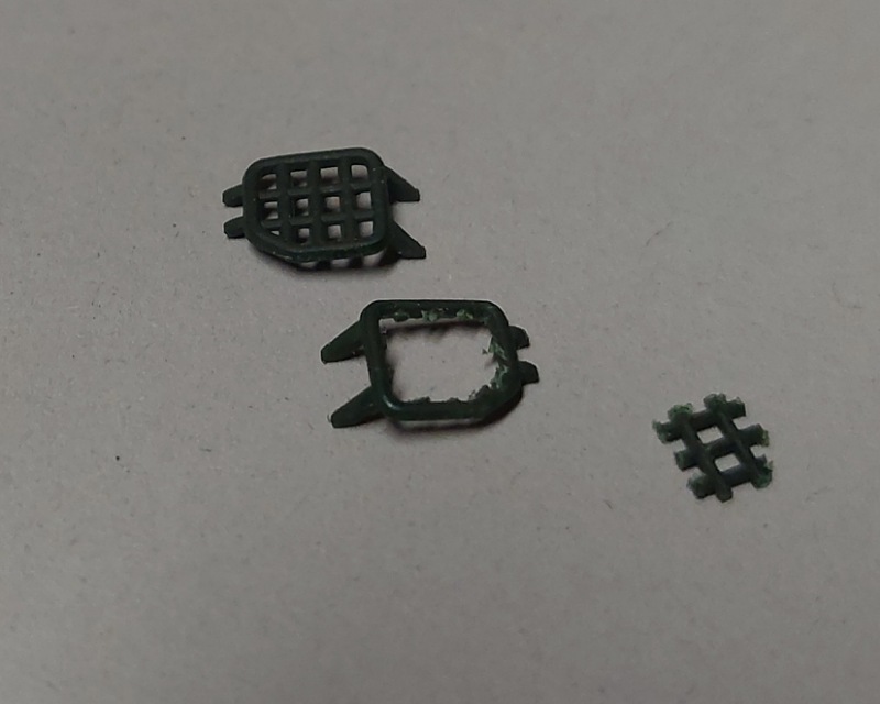 Bausatz Gitter herausgetrennt