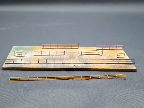 Die Reling lässt sich hervorragend verarbeiten