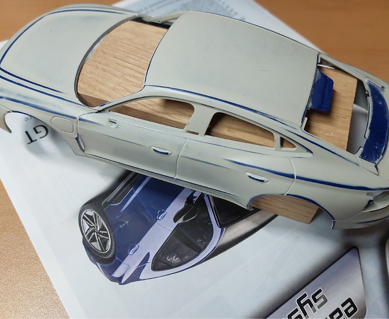 Karosserie nachgeschliffen